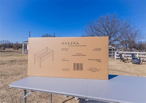 Buy Zylina Wood Raised Garden Bed w/Liner, Sturdy and Sustainable ...