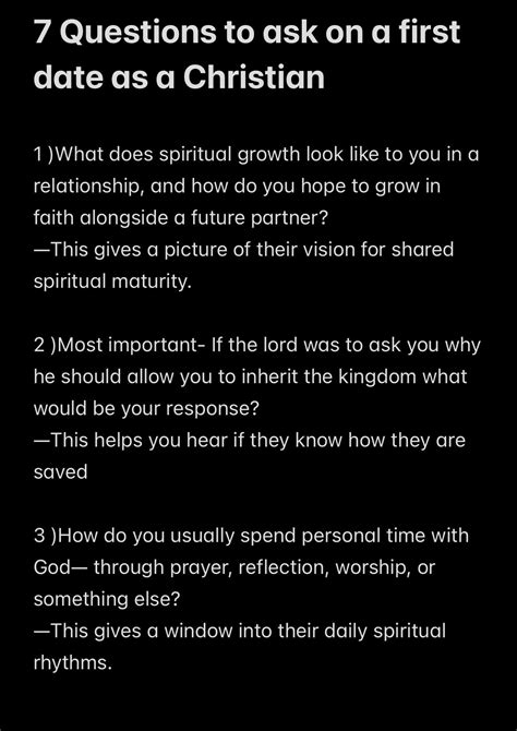 Christian Questions to ask on a first date | Godly relationship quotes ...