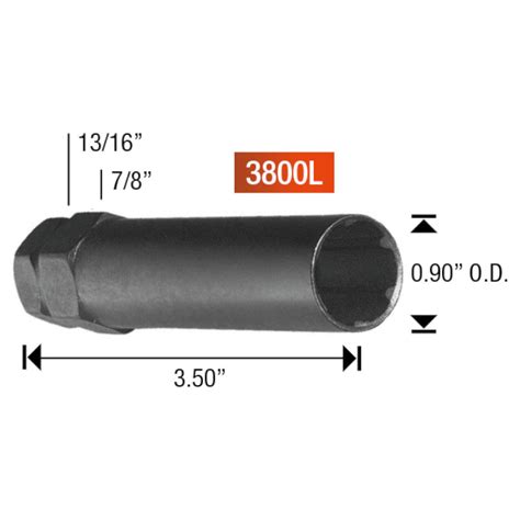 White Knight 3800L 7-Point Spline 13/16″ & 7/8″ Hex Key Adapter for Du ...