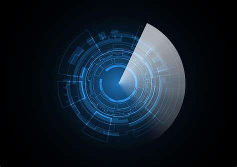 Technology Abstract Future Circle Background Vector 的图像结果
