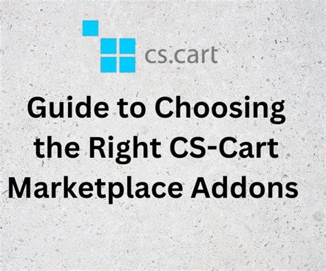 How to Choose the Best CS-Cart Addons for Your Online Store