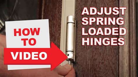 Image result for How to Adjust Spring Loaded Hinges