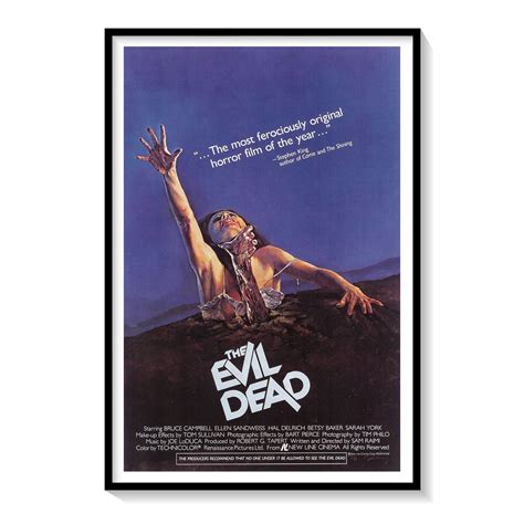Evil Dead Old Movie Poster: Buy Movie Posters Online – Dessine Art