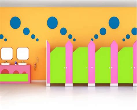 Toilet Cubicles - HPL Board Modular Kids Toilet Cubicle Trader ...