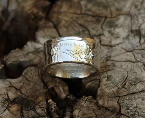 Trivium Girls Fine Silver Coin Ring - SouthWind Coin Rings
