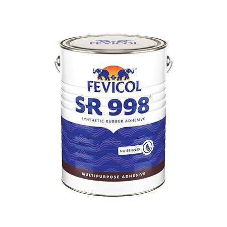 Fevicol SR 998, 5 Litre | Best for Rubber, Fabric & Leather Furniture ...