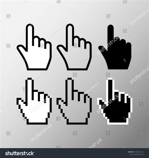 Computer Mouse Pointer Hand 的图像结果