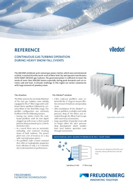 Viledon hydroMaxx enables moisture and snow to permanently roll off ...
