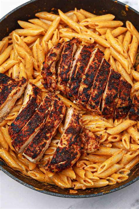 Blackened Chicken Pasta - Recipe Vibes