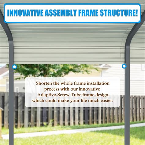 VEIKOU 10' x 15' Carport Review