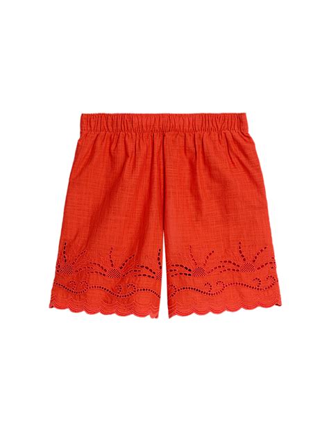 Buy Pure Cotton Cut Out Beach Shorts at Marks & Spencer