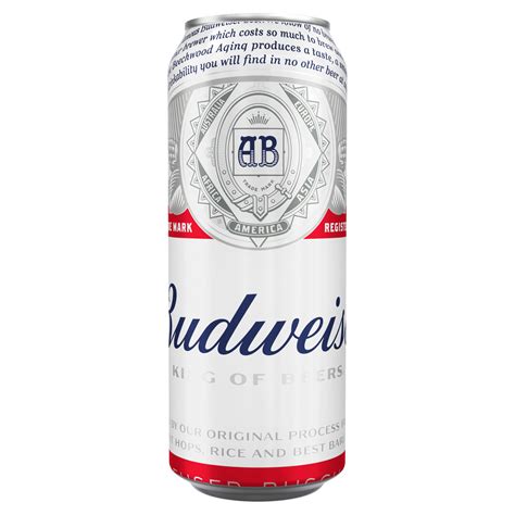 Budweiser King of Beers Lager Beer 500ml | Beer | Iceland Foods