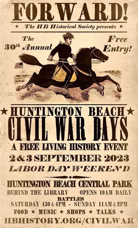 Huntington Beach Civil War Days, Huntington Beach Central Park ...