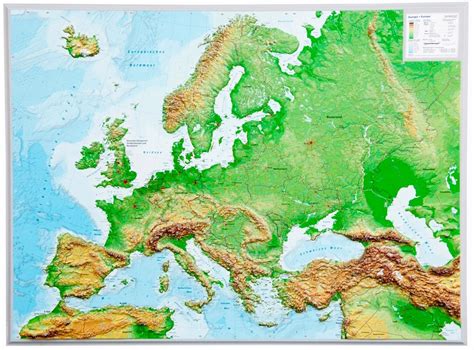 Europe Relief Map 的图像结果