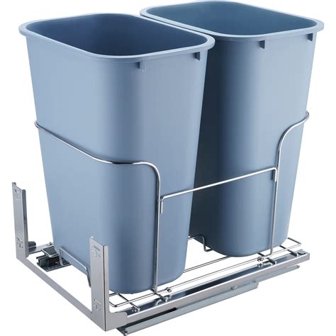 Buy VEVOR Pull-Out T Can, 37Qt Double Bins, Under Kitchen Waste ...