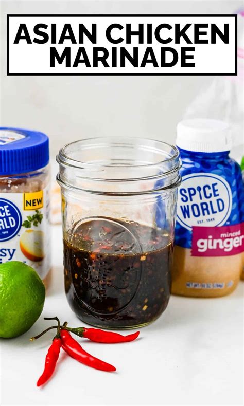 Asian chicken marinade - Garlic & Zest