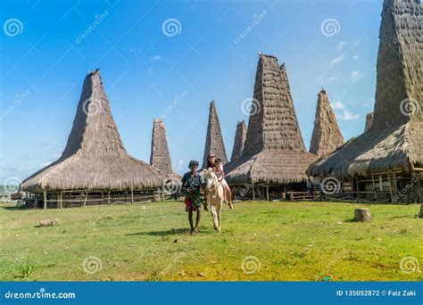 Ratenggaro Village at Sumba, East Nusa Tenggara, Indonesia Editorial ...