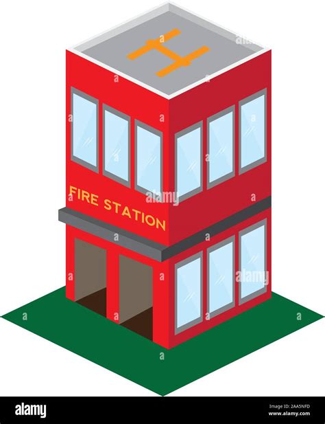 How To Draw Fire Station