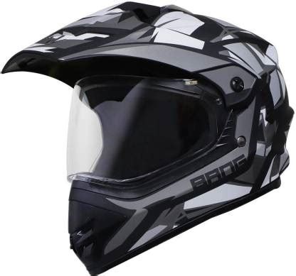Steelbird Off Road Bang KTN ISI Certified Motocross Full Face Helmet ...