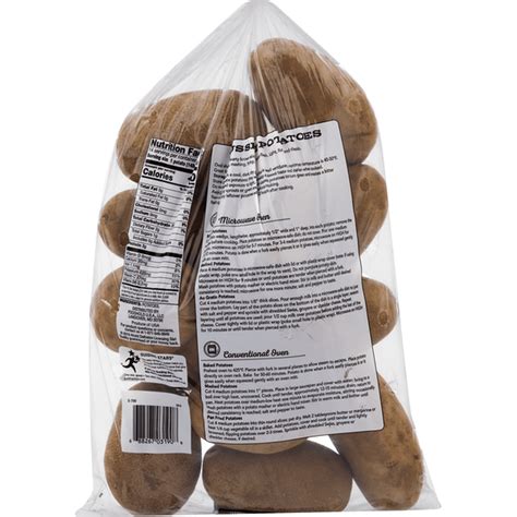 Russet Potatoes Nutrition Facts - Printable Nutrition Facts