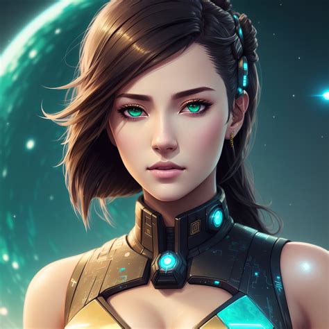 Download wallpaper girl, fantasy, art, cyberpunk, digital art, fantasy ...