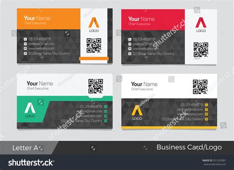 Business Cards with QR Code and Logo 的图像结果