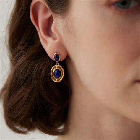 Buy Lapis Lazuli Earring Online In India - Etsy India