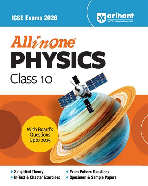 ICSE All in One Physics Class 10 Book | Exam 2026 – arihantbooks