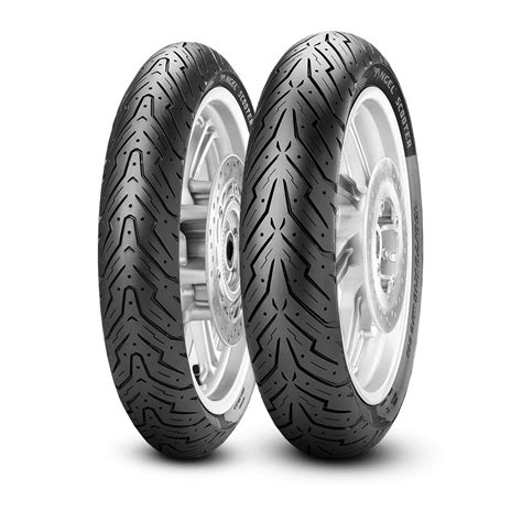 PIRELLI ANGEL SCOOTER 100/90-10 Tubeless 56 J Front/Rear Two-Wheeler T ...