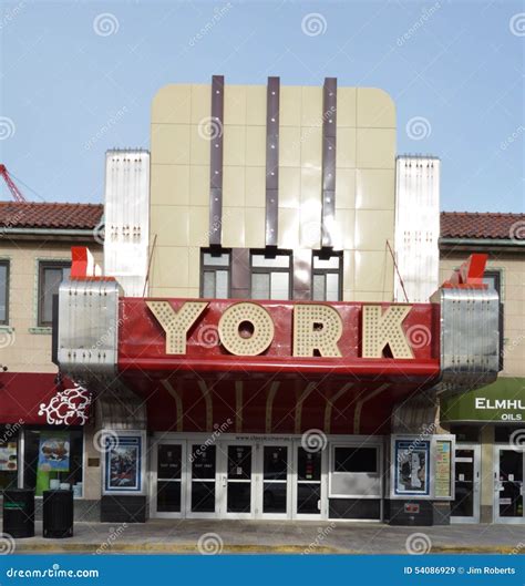 York Theater editorial stock image. Image of illinois - 54086929