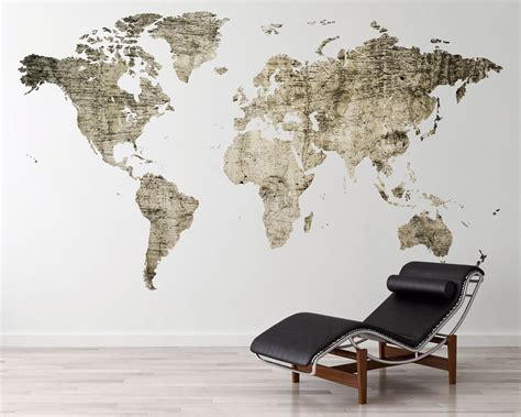 World Map Wall Sticker 的图像结果