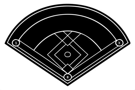 Baseball Field Line Drawing 的图像结果