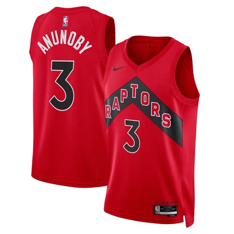 Mens Toronto Raptors OG Anunoby 2022/23 Icon Edition Basketball Jersey ...