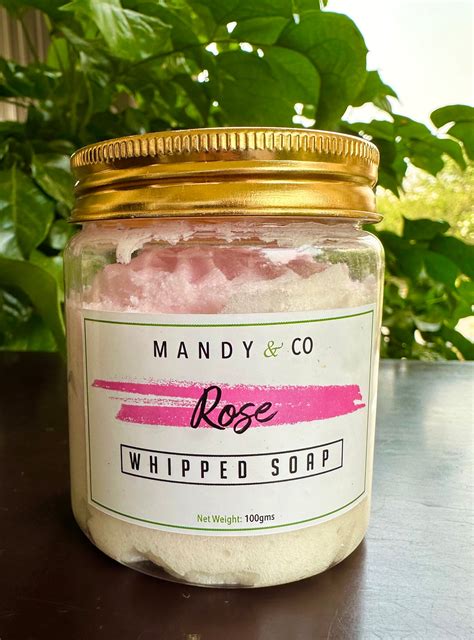 Rose Whipped Soap | Gentle & Eco-Friendly Body Cleanser | Mandy & Co ...