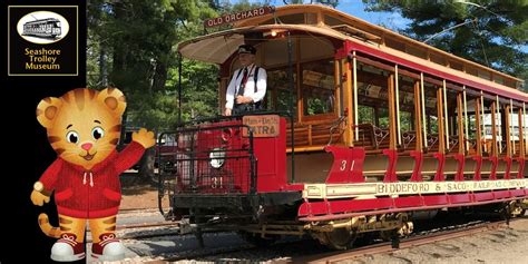 Daniel Tiger Visits Seashore!, Seashore Trolley Museum, Kennebunkport ...