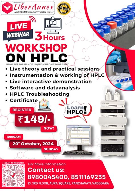 Join Our Live Webinar on HPLC, 33 Third floor Aura square, Refinery ...