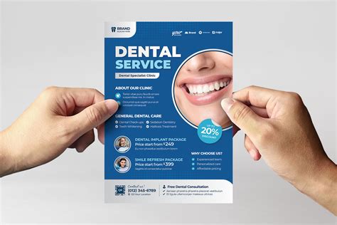 Dental Service Flyer Template [AI, EPS] - BrandPacks