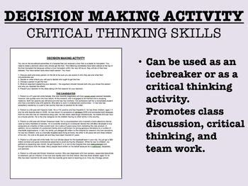 Image result for Critical Thinking Lesson