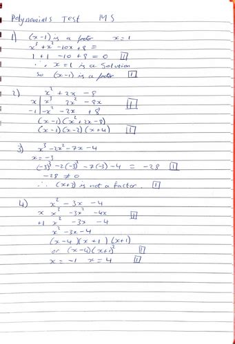 A Level Maths Polynomial 的图像结果
