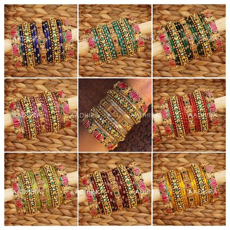 Rain Drop Glass Bangles From 'Nila bangles' • South India Jewels