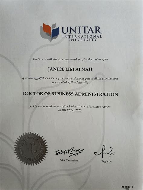 Achievement unlocked! Finished my Doctor of Business Administration on ...