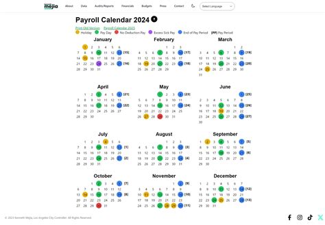 2025 Payroll Calendar Riverside County Sheriffs Department