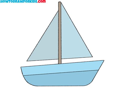 How to Draw a Boat - Easy Drawing Tutorial For Kids