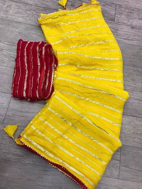 Yellow Saree With Red Blouse - Buy Yellow Saree With Red Blouse online ...
