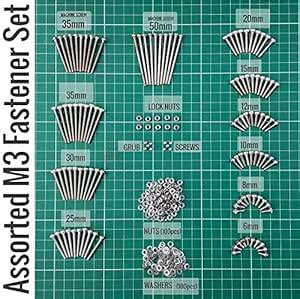 Assorted Stainless Steel Metric M3 Fasteners Set with Multiple Sizes ...