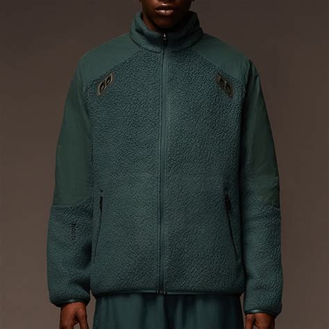 Tahr Sherpa Zip-uP Jacket Deep Jungle | NOCTA