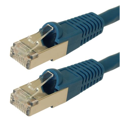 My Cable Mart 20ft Cat7 Shielded (SSTP) RJ45 Ethernet Patch Cord ...