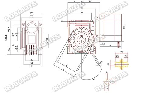Nema34 STEPPER MOTOR WITH WORM GEARBOX 260kgcm [RMCS-2036] - ₹6,850.00 ...