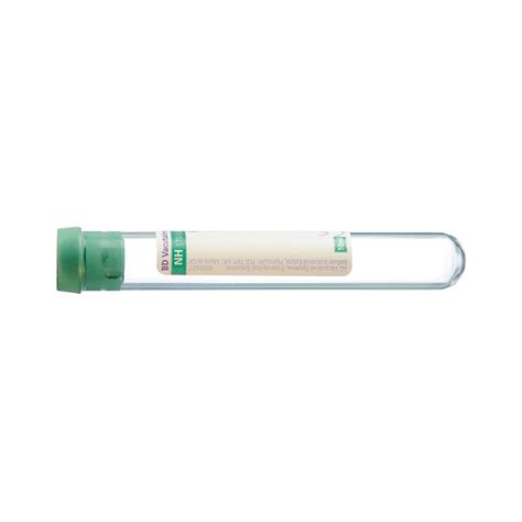 BD Sodium Heparin Vacutainer Blood Collection Tube - 10ml Pack of 100 ...