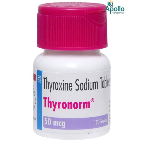 Thyronorm 50 mcg Tablet 120's Price, Uses, Side Effects, Composition ...